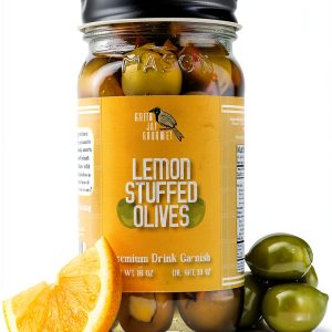 Green Jay Gourmet Stuffed Olives 1 lb Lemon & Jalapeno Pack-0